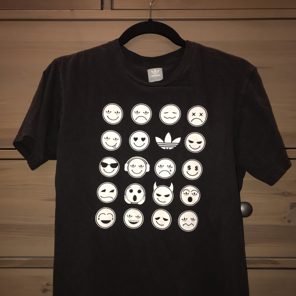 Adidas Graphic Black Tee Shirt